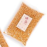 Popcorn Mais Mushroom 2 Kilo Kinopopcorn für Popcornmaschine Popcornloop Beste Qualität Ohne Gentechnik Vegan Glutenfrei