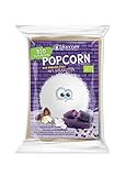 BLUECORN Bio-Popcorn aus Blauem Mais 10 x 100g | Für die Mikrowelle, Mikrowellen popkorn | Ohne Zugabe von Zucker, OHNE PALMÖL | Glutenfrei, Vegan, Öko | Ohne künstliche Zusatzstoffe