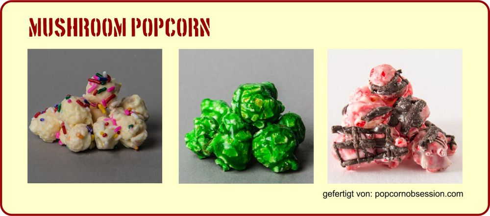 Verschiedene Toppings - Popcorn